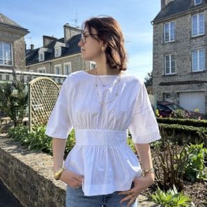 Blouse Eva - Blanc