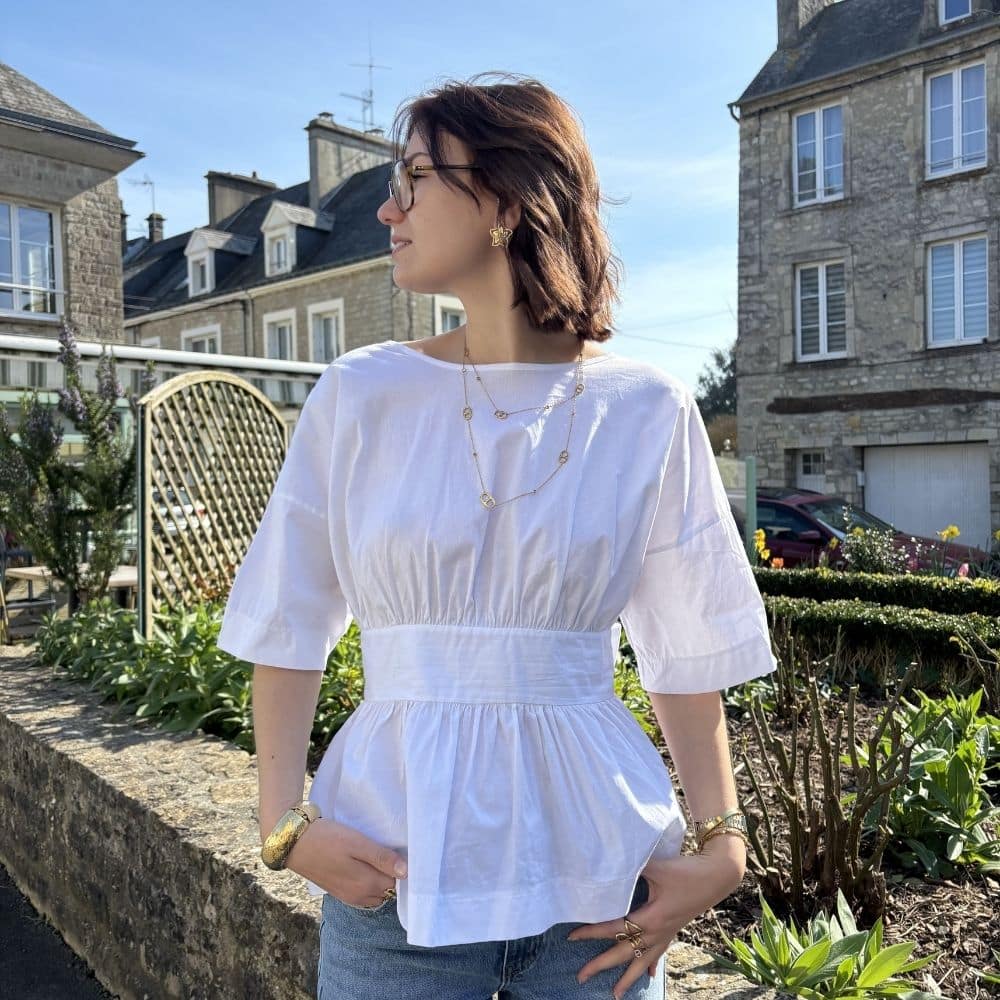 Blouse Eva - Blanc