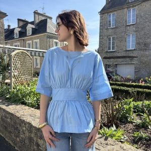 Blouse Eva - Bleu